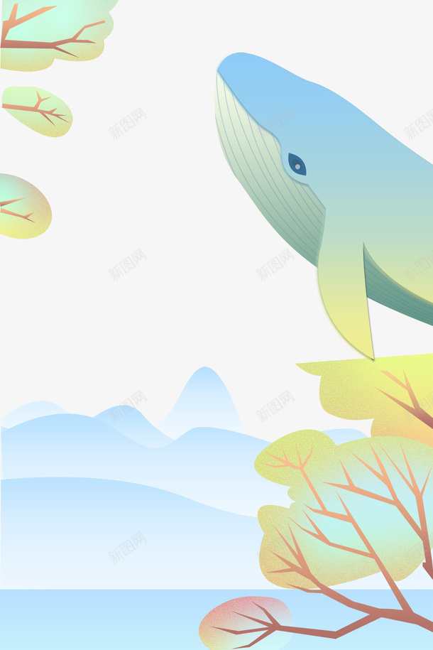 梦幻云海中的鲸鱼蓝色主题边框背psd免抠素材_新图网 https://ixintu.com 云海 免抠 免抠下载 手绘 文艺 梦幻 梦幻云海中的鲸鱼蓝色主题边框背景免费下载 蓝色 边框 边框背景 鲸鱼
