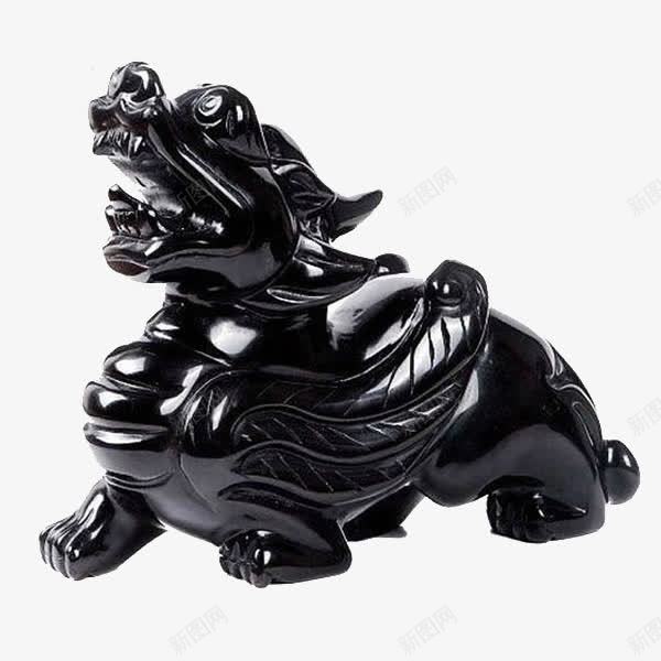 黑曜石立体貔貅摆件png免抠素材_新图网 https://ixintu.com 家居装饰 工艺品 招财摆件 招财进宝 招财避邪 装饰品 貔貅摆件 金色 镇宅貔貅 风水摆件 黑曜石