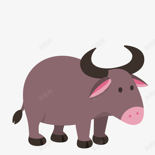 创意卡通牛图案矢量图eps免抠素材_新图网 https://ixintu.com 农场 农村 动物 卡通 卡通牛尾巴 可爱 呆萌 图案 小清新 牛吉祥物 生物 矢量图 萌萌的牛 装饰