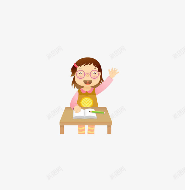 卡通幼小衔接人物装饰元素png免抠素材_新图网 https://ixintu.com 人物 卡用 宣传册 幼小衔接
