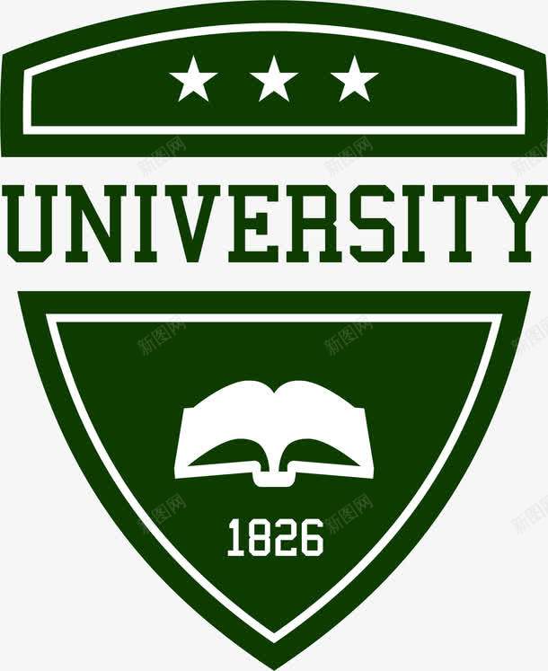 大学教育机构标签png免抠素材_新图网 https://ixintu.com 培训 大学 教育机构 橄榄绿 矢量标签 绿色