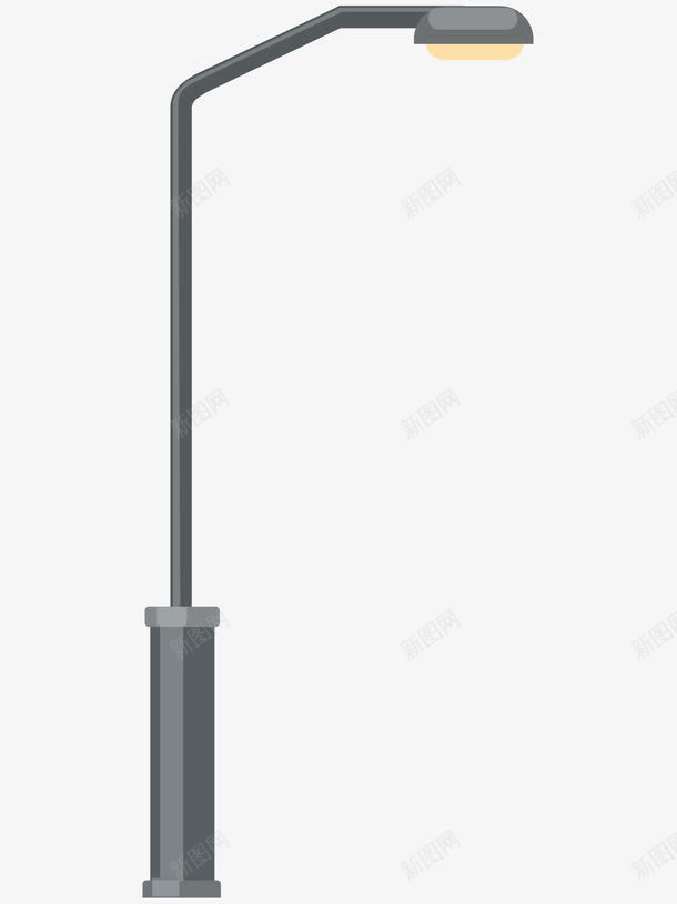 扁平化公园路灯psd免抠素材_新图网 https://ixintu.com 公园 太阳能路灯 扁平化 路灯