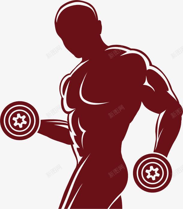 举重哑铃健身俱乐部logo图标png_新图网 https://ixintu.com 举重 健康 健身俱乐部LOGO 健身俱乐部logo 减肥 哑铃 字母 运动