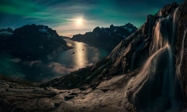 夕阳西下山水盘绕海报背景jpg设计背景_新图网 https://ixintu.com 夕阳西下 山水 海报 盘绕 背景