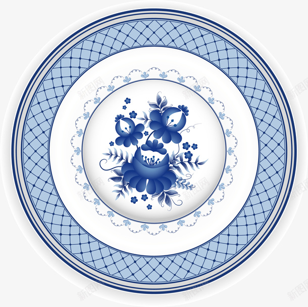蓝色花纹青花瓷盘子png免抠素材_新图网 https://ixintu.com 中国风 彩瓷 摆件 瓷器 盘子 纹理 纹路 花朵 花纹 蓝色 装饰品 陶器 陶瓷 青花 青花瓷