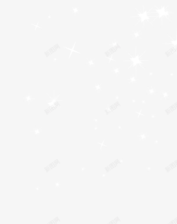 闪闪的星星png免抠素材_新图网 https://ixintu.com 动感 发亮 发光 星星 星星白色 闪烁
