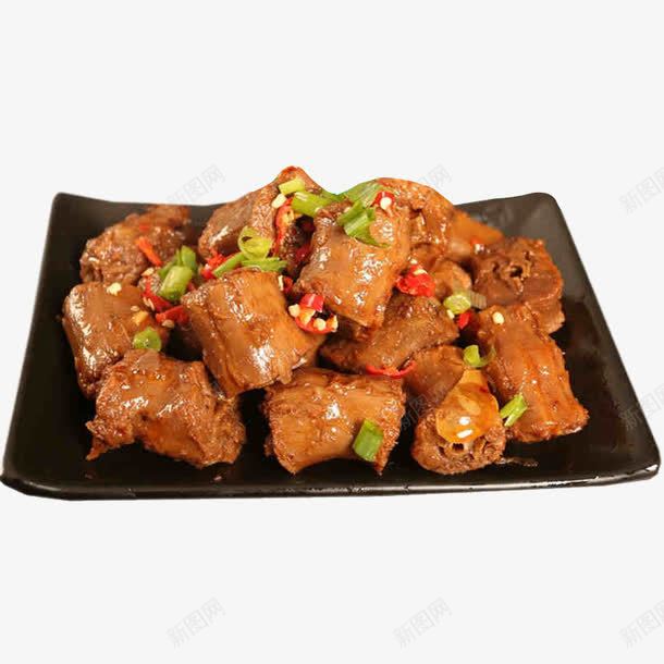香葱鸭脖子png免抠素材_新图网 https://ixintu.com 一盘卤菜 美食 辣椒 香葱 鸭脖