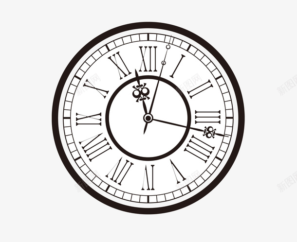 欧洲罗马钟png免抠素材_新图网 https://ixintu.com 光阴 时间 时间盘 欧式钟 罗马数字 罗马钟 钟表