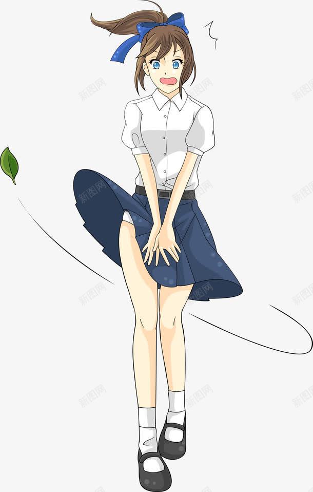 慌张的卡通女同学png免抠素材_新图网 https://ixintu.com 中学生 人物 卡通人物图 卡通图 卡通高中生 学生 学生图 矢量人物 矢量学生 矢量高中生 高中生