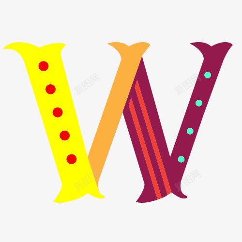 Wpng免抠素材_新图网 https://ixintu.com 字母 彩色 马戏团