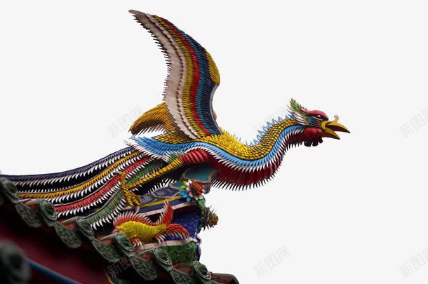 中国建筑png免抠素材_新图网 https://ixintu.com 中国风 传统文化 凤凰 古镇 建筑 彩色凤凰
