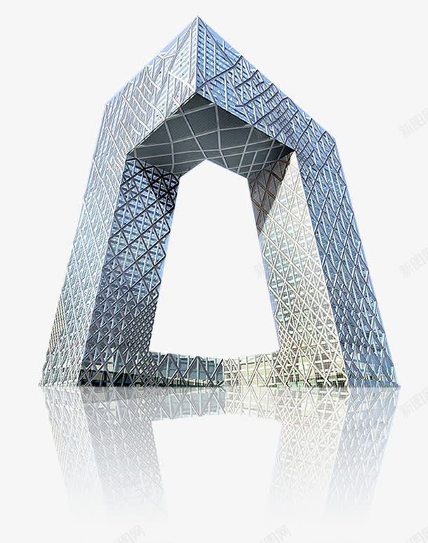 央视大楼png免抠素材_新图网 https://ixintu.com 中央 大楼 央视 建筑 楼房 电视台