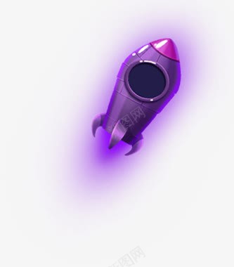 紫色火箭卡通发射效果png免抠素材_新图网 https://ixintu.com 卡通 发射 效果 火箭 紫色