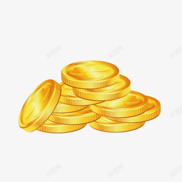 金币png免抠素材_新图网 https://ixintu.com 卡通 游戏金币 钱