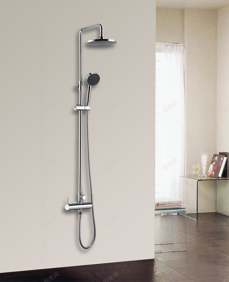 卫生间花洒海报背景psd设计背景_新图网 https://ixintu.com 全铜花 卫浴 卫生间 厕所 地板 墙壁 室内效果图 室内装修 恒温花洒 水龙头 洗手间 花洒 马桶