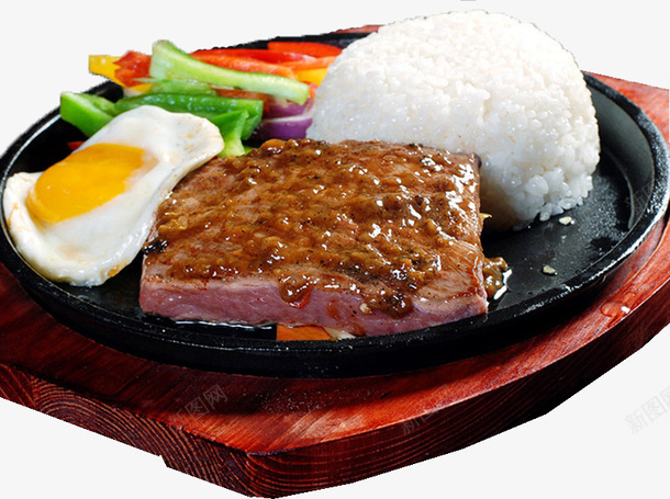 牛排饭套餐图png免抠素材_新图网 https://ixintu.com 煎蛋 牛排 牛排套餐 牛排盖饭
