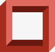 纪念碑谷风格png免抠素材_新图网 https://ixintu.com 不规则图形 方框 红色 造型
