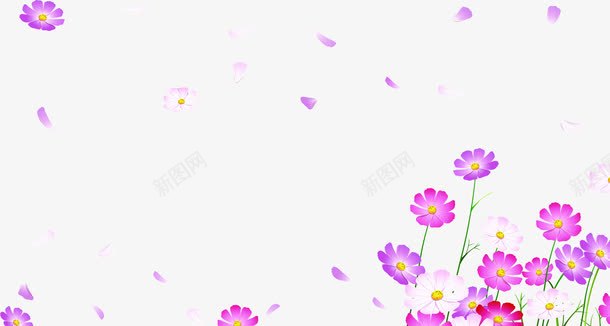 春天手绘花朵花瓣png免抠素材_新图网 https://ixintu.com 春天 花朵 花瓣