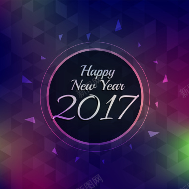 2017新年彩色背景背景