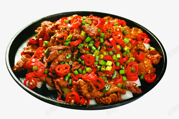 铁板美味香辣孜然牛肉png免抠素材_新图网 https://ixintu.com 孜然 孜然牛肉 炒牛肉 美味 美食 铁板 铁板肉 香辣