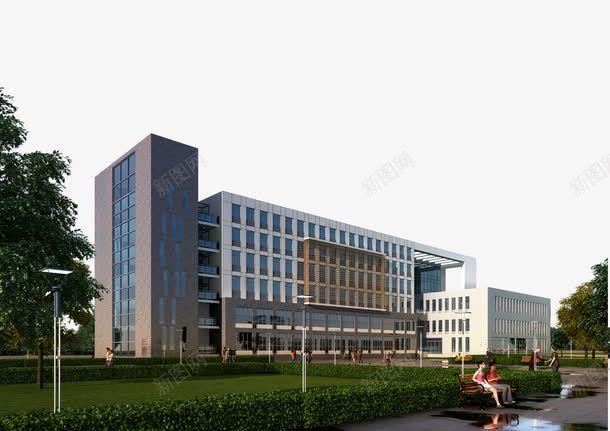 校园侧写教学楼png免抠素材_新图网 https://ixintu.com 一栋教学楼 教学楼 校园建筑 校园风景
