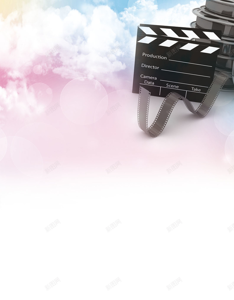 摄影摄像H5背景psd设计背景_新图网 https://ixintu.com 人物剪影 几何 彩色 扁平 摄像 摄影 渐变