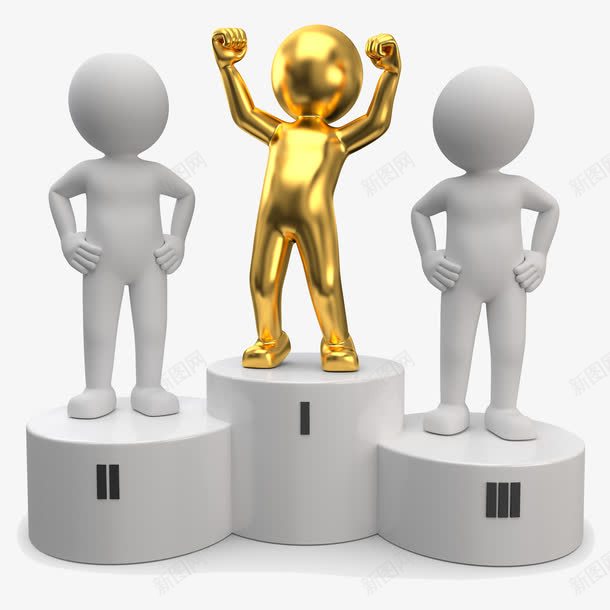 登上领奖台的金人png免抠素材_新图网 https://ixintu.com 123名 3D金人 NO1 TOP1 一二三名 概念小人 登上 第一二三名 第一名 领奖台 领奖站台