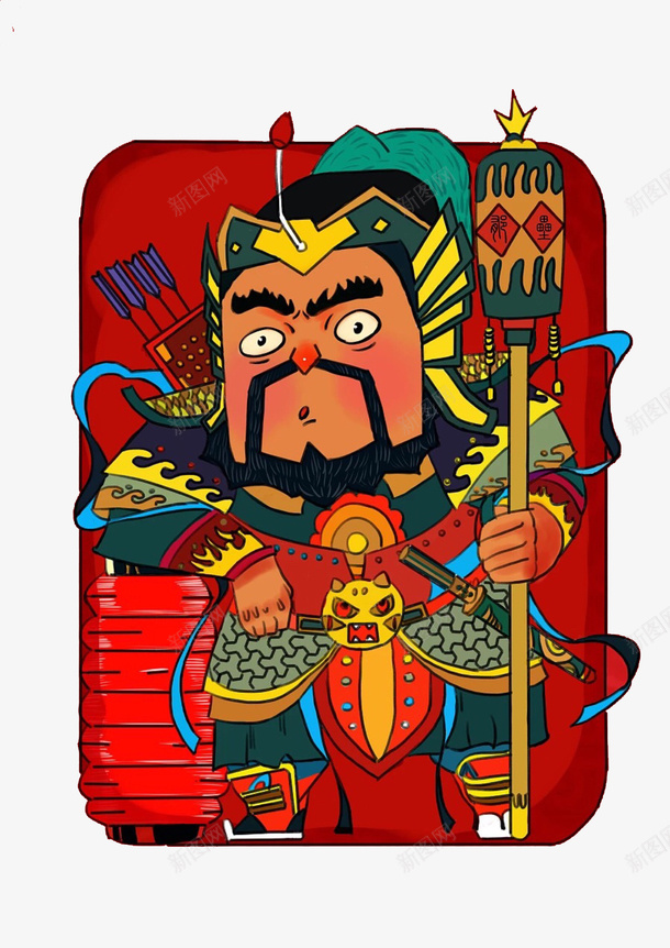 新年年画可爱人物psd免抠素材_新图网 https://ixintu.com 2019 农历新年 手抄报装饰 新年 新年快乐 新年手抄报 猪年 财神 门神