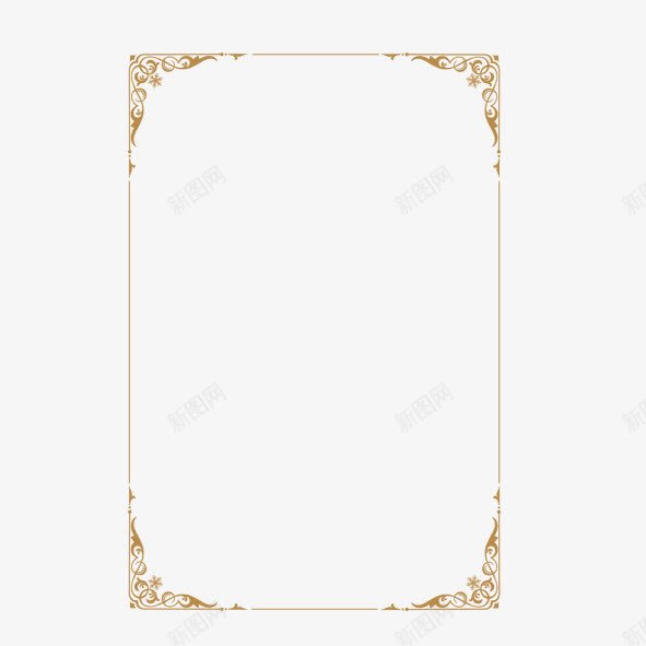 欧式纹路边框psd免抠素材_新图网 https://ixintu.com 填充 欧式 纹路 装饰 边框