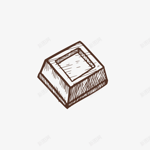 黑色方形巧克力手绘矢量图ai免抠素材_新图网 https://ixintu.com 唯美 巧克力 手绘 水彩 简单 线条 美丽 零食 黑色 矢量图