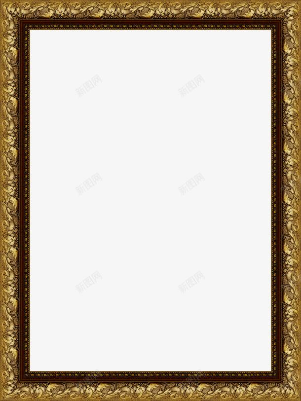 欧式相框png免抠素材_新图网 https://ixintu.com 古典 复古 底纹边框 木纹 相框 边框 金属质感 高清