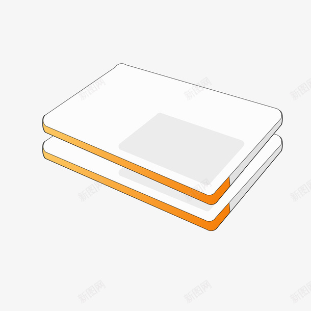 手绘白色名片png免抠素材_新图网 https://ixintu.com 名片 手绘 白色 素材
