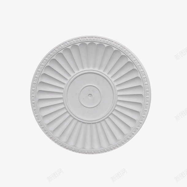 产品实物盘形石膏线条圆板png免抠素材_新图网 https://ixintu.com 吊顶 室内装饰材料 家装 柱头 白色 盘形 石膏线 装修 装饰 角花 边角装饰
