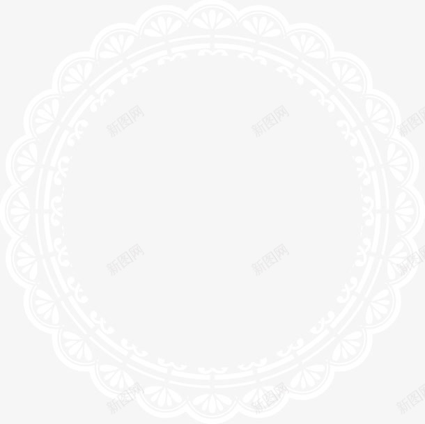 白色暗纹花纹婚礼png免抠素材_新图网 https://ixintu.com 婚礼 白色 花纹