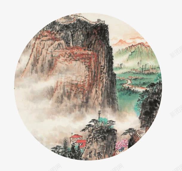 大师级水墨山水画png免抠素材_新图网 https://ixintu.com 古风 国画 山水画 山水简笔画 水墨画 简笔山水画