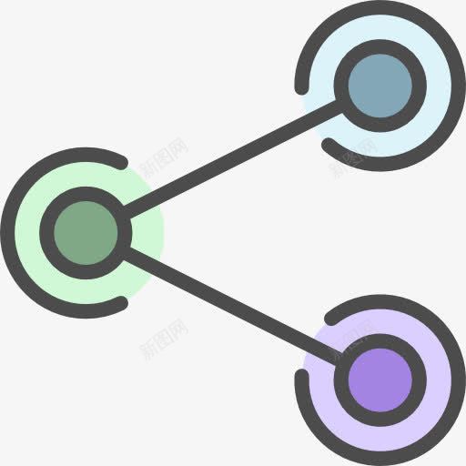 分享图标png_新图网 https://ixintu.com SEO和网络 分享 圆 多媒体 社交媒体 社交网络 连接器