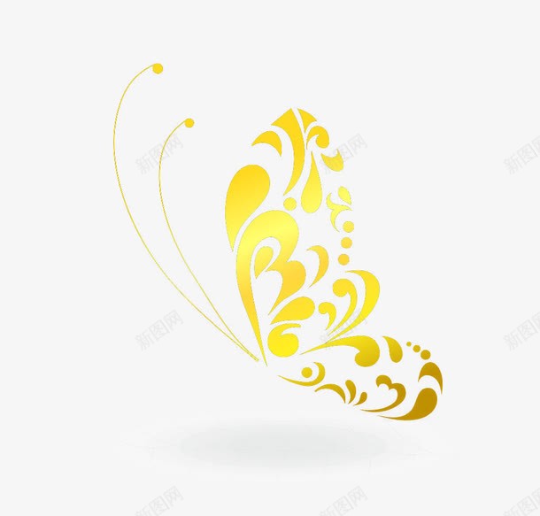 金色光效蝴蝶png免抠素材_新图网 https://ixintu.com 胡蝶 胡蝶元素 蝴蝶装饰 金色光效蝴蝶 金色蝴蝶