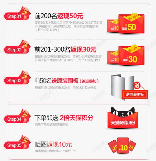红包返现png免抠素材_新图网 https://ixintu.com 活动 红色 返现 金色
