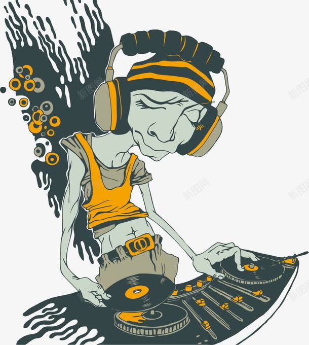 另类DJpng免抠素材_新图网 https://ixintu.com DJ DJ操作台 EPS 另类 潮流 音乐