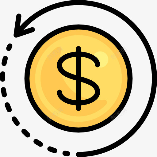 金色金币旋转元素png免抠素材_新图网 https://ixintu.com 卡通 反光 圆弧 循环 符号 箭头 线稿 金色