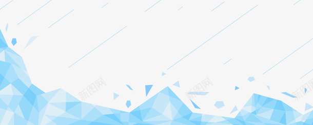 蓝色几何图形边框矢量图eps免抠素材_新图网 https://ixintu.com 几何图形边框 矢量边框 蓝色边框 边框素材 矢量图