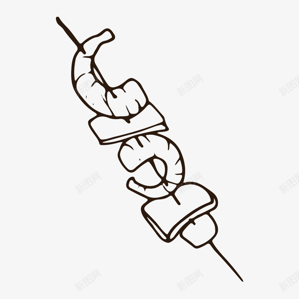 手绘食物图标png_新图网 https://ixintu.com 墨西哥美味 手绘 烧烤 简笔画 美食 食物
