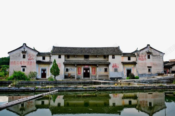 福建客家村居png免抠素材_新图网 https://ixintu.com 中国文化 客家建筑 山清水秀 旅游 村居 物质遗产