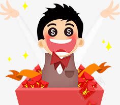 卡通小孩散红包png免抠素材_新图网 https://ixintu.com 卡通小孩 散红包
