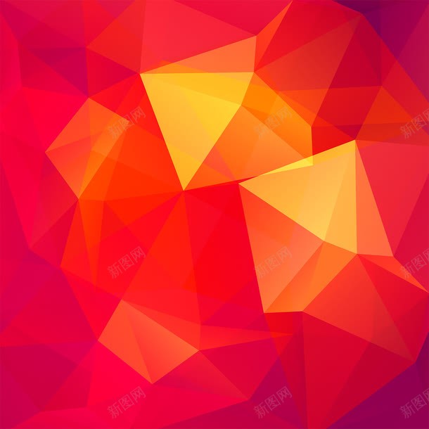 不规则图形底纹矢量图ai免抠素材_新图网 https://ixintu.com 不规则 光效 几何 图形 多边形 底纹 红色 背景 矢量图