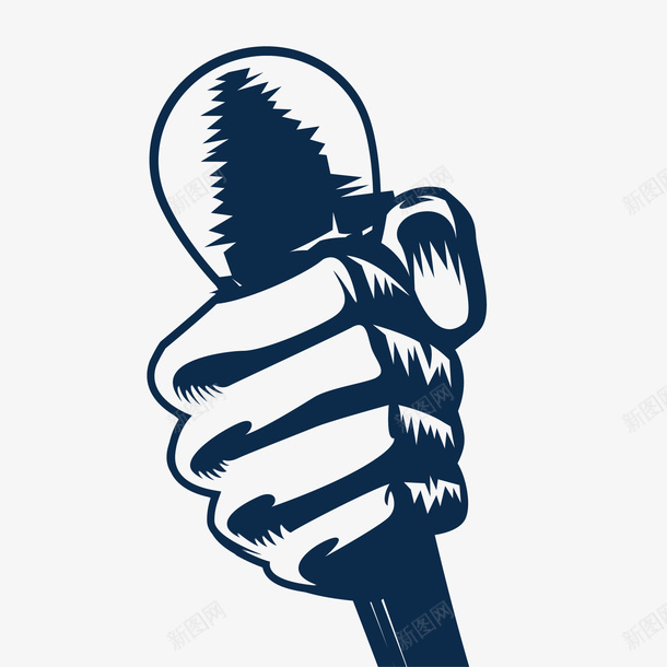手拿话筒png免抠素材_新图网 https://ixintu.com png素材 手 手绘 话筒