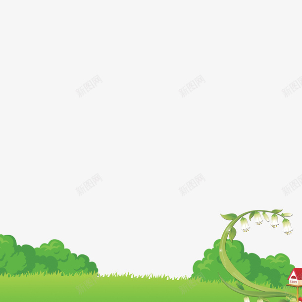 草地卡通学生管理psd免抠素材_新图网 https://ixintu.com 卡通 学生管理 教育 绿色 美观 老师 草地