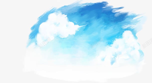 水彩云顿png免抠素材_新图网 https://ixintu.com 云朵 水墨 水彩