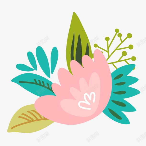 手绘水彩植物花卉矢量图ai免抠素材_新图网 https://ixintu.com 复古手绘 婚礼 欧式风格 母亲节 水彩植物 水彩玫瑰 粉色玫瑰 花卉 请柬 邀请卡 鲜花店 矢量图