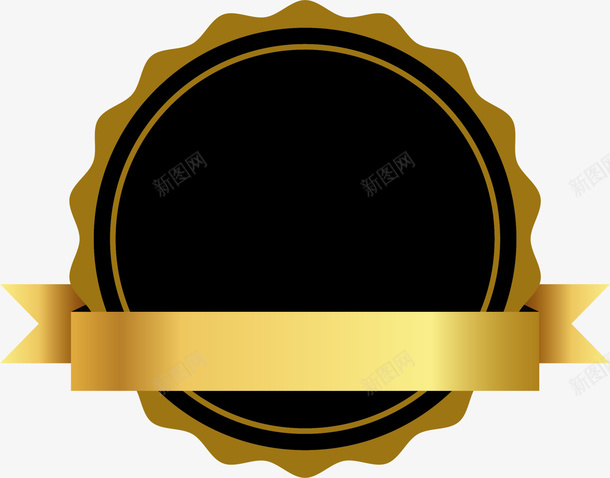 金色闪耀徽章png免抠素材_新图网 https://ixintu.com 勋章 花边徽章 荣耀徽章 装饰图案 金色徽章 闪耀标志